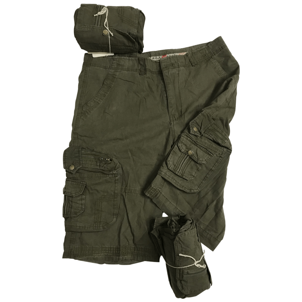 QUẦN KAKI NAM TÚI HỘP MÀU RÊU